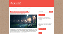 Desktop Screenshot of culturaprogetto.it